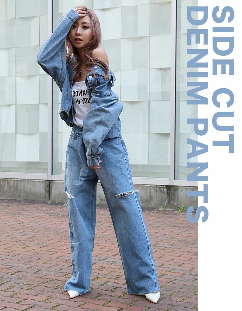 【正規品】d.i.a. ギャル 切りっぱなし ペイント ショーパン 25インチ 完璧すぎて可愛げがない d i a ショートパンツ ショーパン