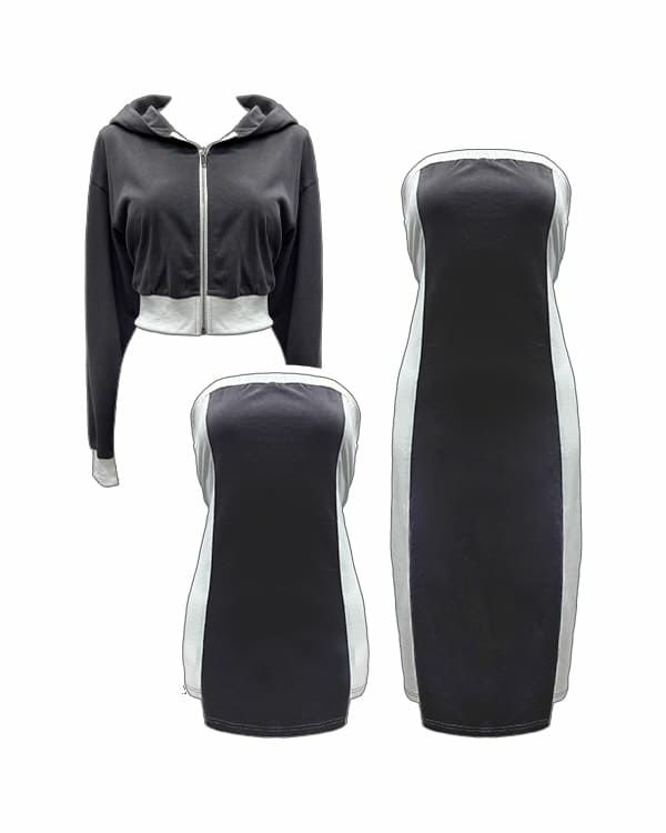 バイカラーセットアップ | レディースギャルファッション通販