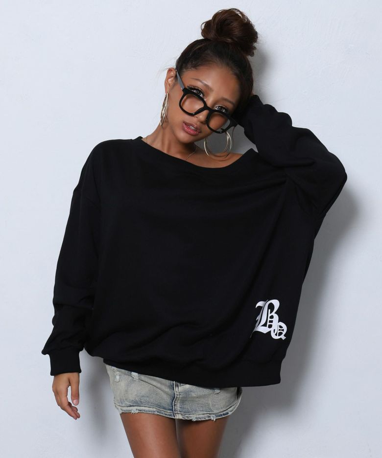 ワンショルトレーナー | レディースギャルファッション通販BLACKQUEEN