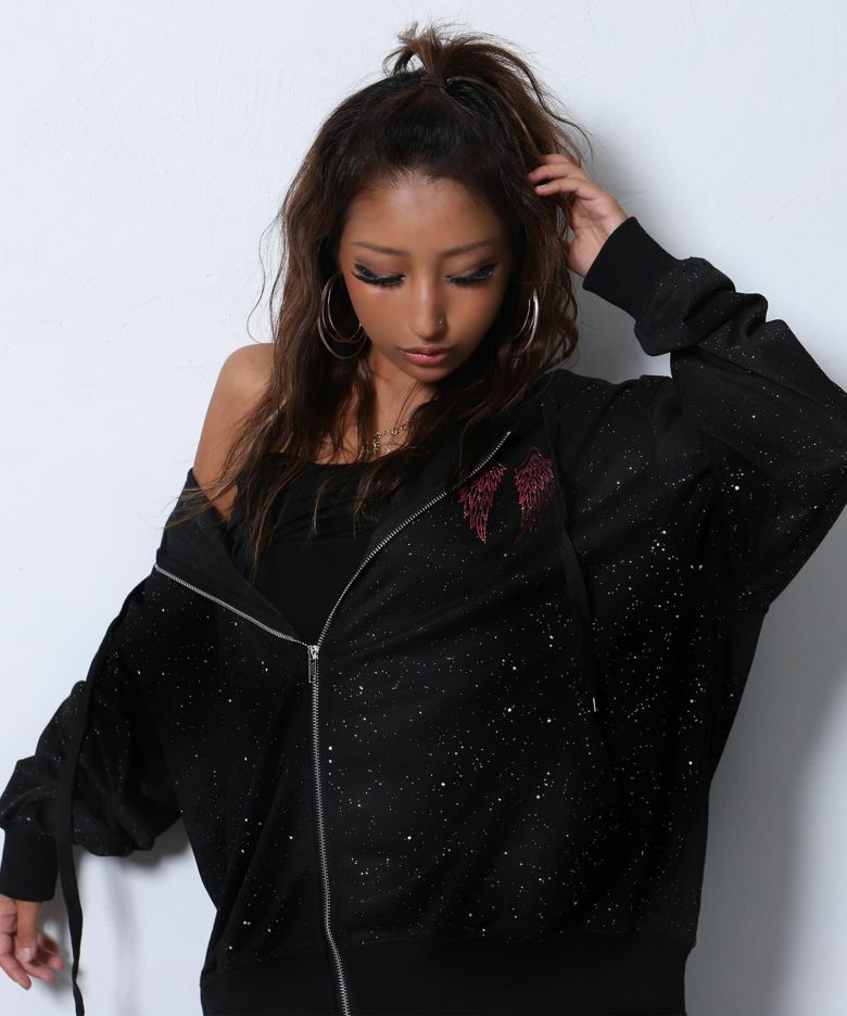 ラメプリントセットアップ | レディースギャルファッション通販