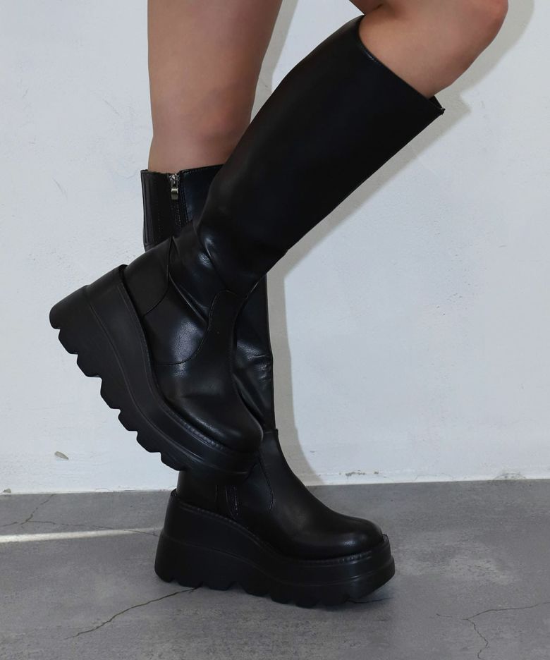 厚底ロングブーツ | レディースギャルファッション通販BLACKQUEEN