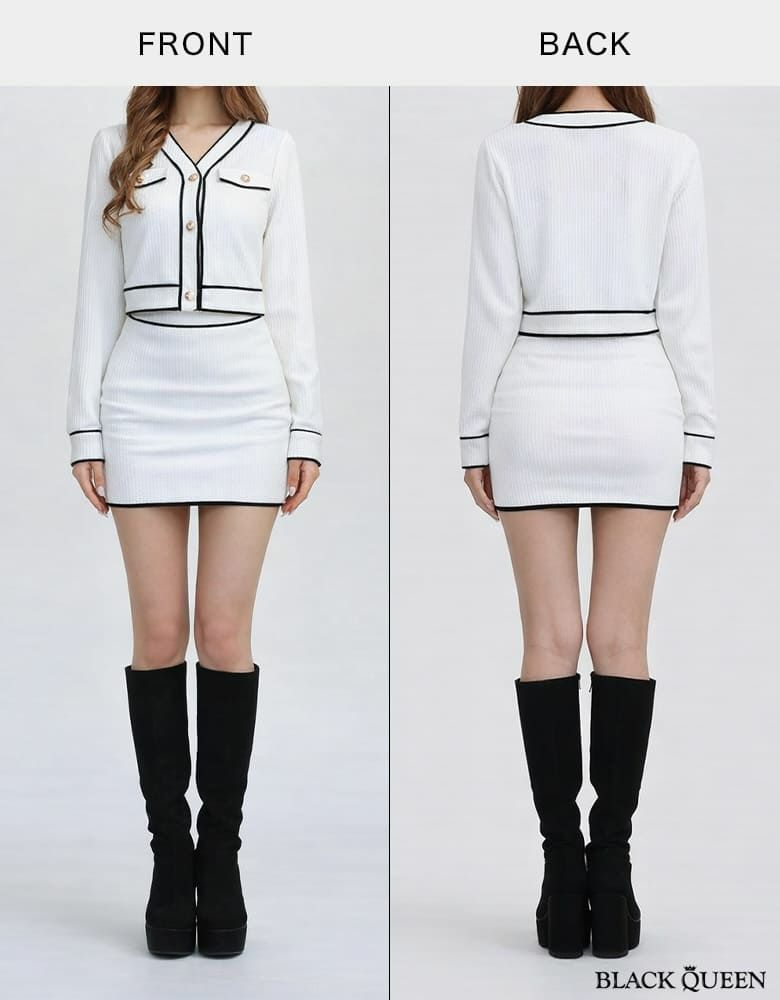 【HOTWAX・チューンナップ済み】 レディースフルセット バイカラーセットアップ | レディースギャルファッション通販