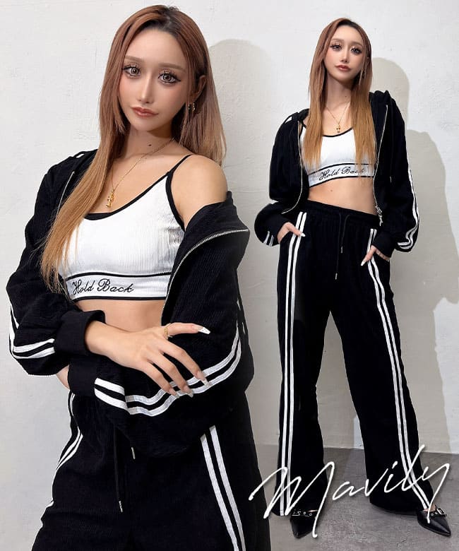 ZIP付きサイドラインセットアップ